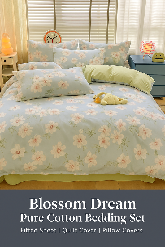 Blossom Dream Pure Cotton Bedding Set