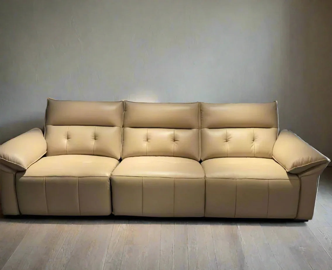 Modern Reclining Sofa with Monkey Ear Arms