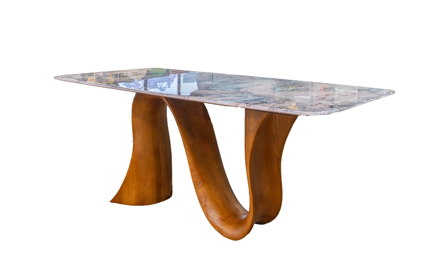 Elysian Curve Marble Dining Table