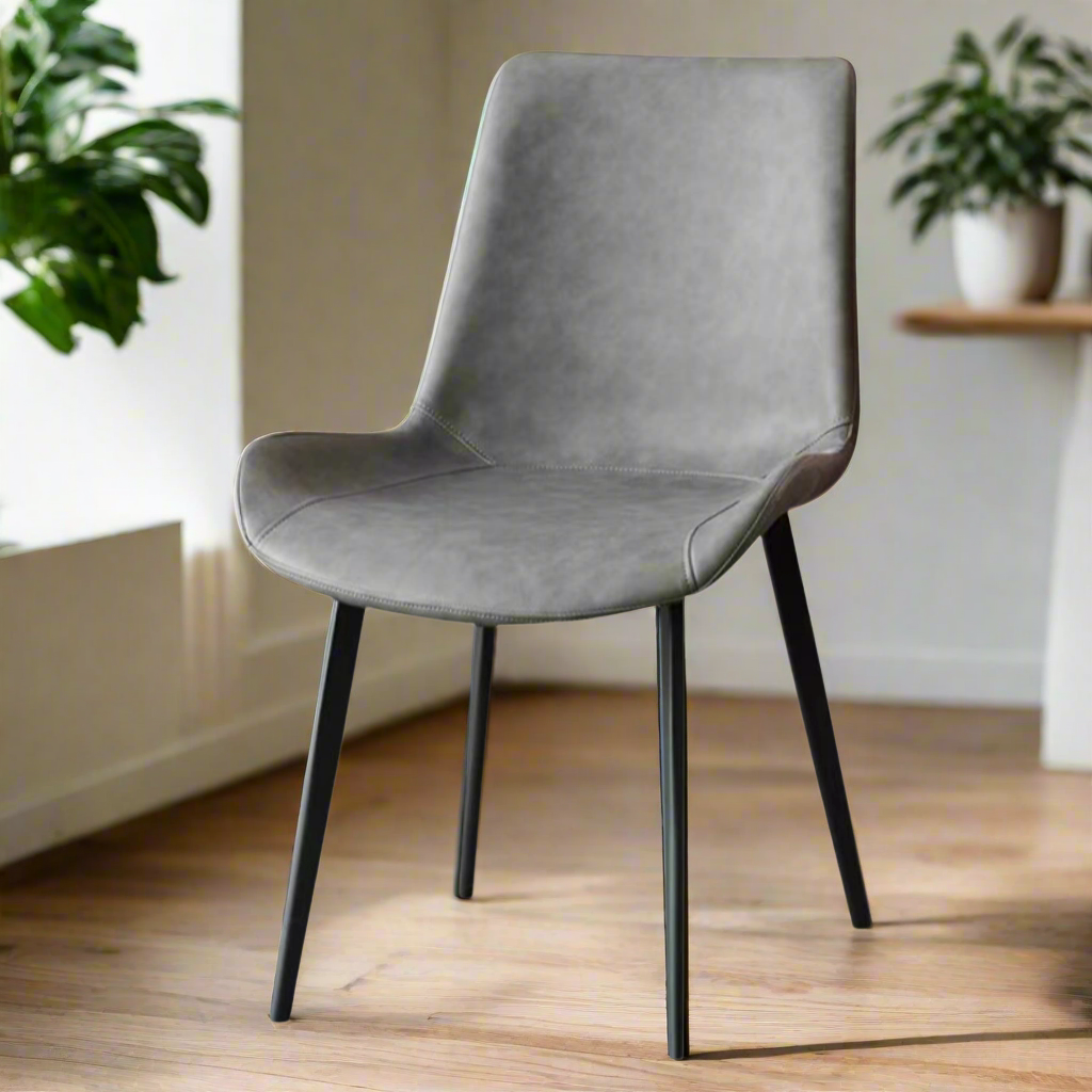 UrbanEase PU Leather Dining Chair