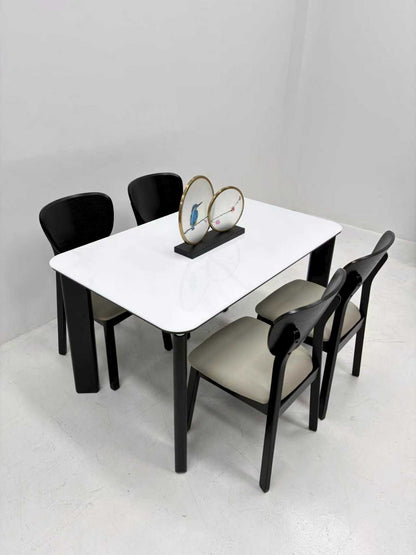 A11 OakStone Dining Set (1 Table + 4 Chairs)