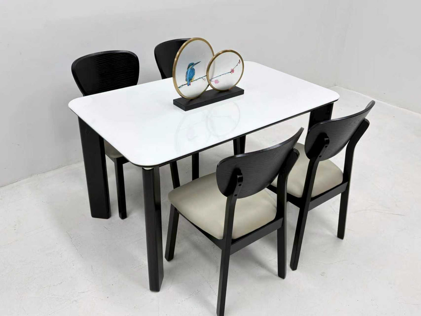 A11 OakStone Dining Set (1 Table + 4 Chairs)