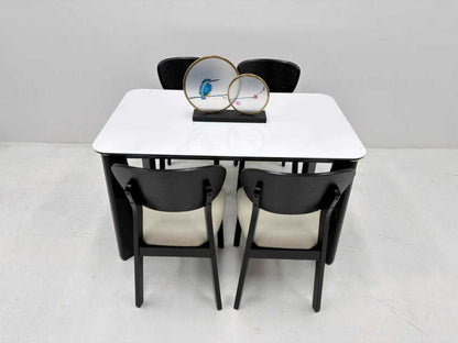 A11 OakStone Dining Set (1 Table + 4 Chairs)