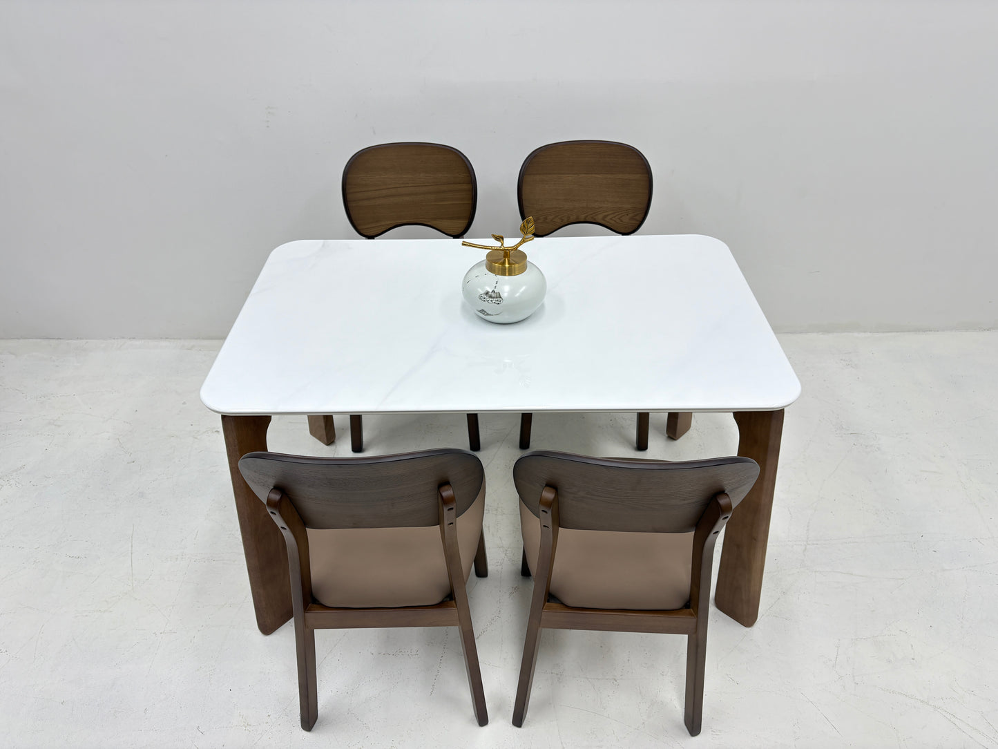 A11 OakStone Dining Set (1 Table + 4 Chairs)
