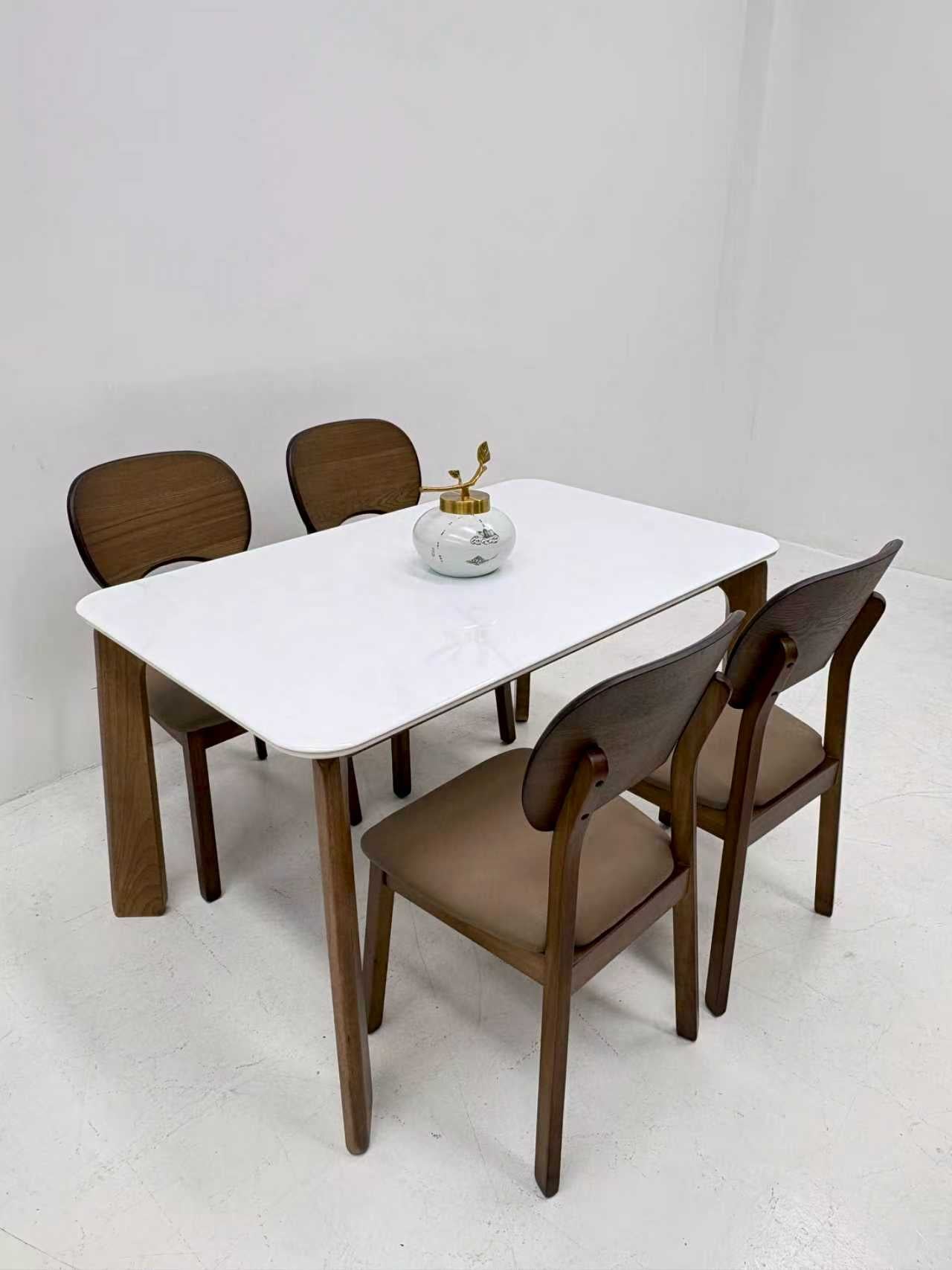 A11 OakStone Dining Set (1 Table + 4 Chairs)