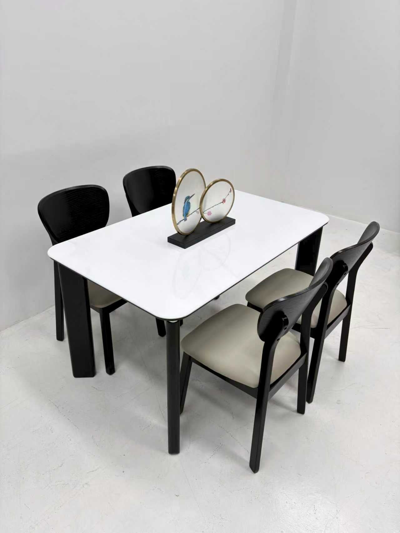 A11 OakStone Dining Set (1 Table + 4 Chairs)