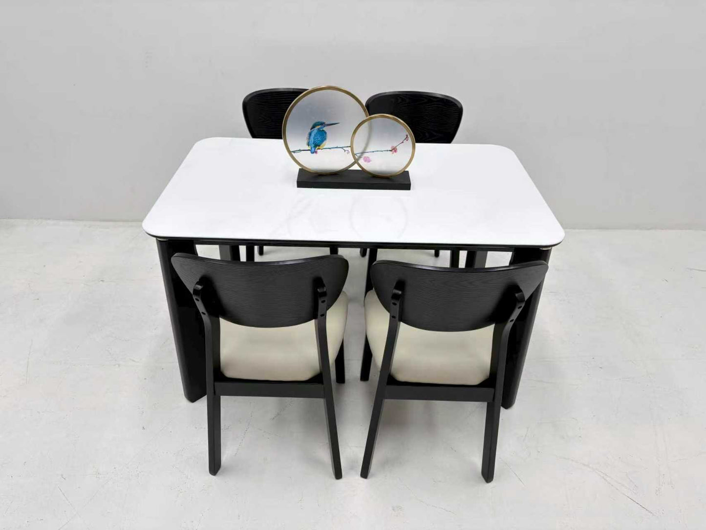A11 OakStone Dining Set (1 Table + 4 Chairs)