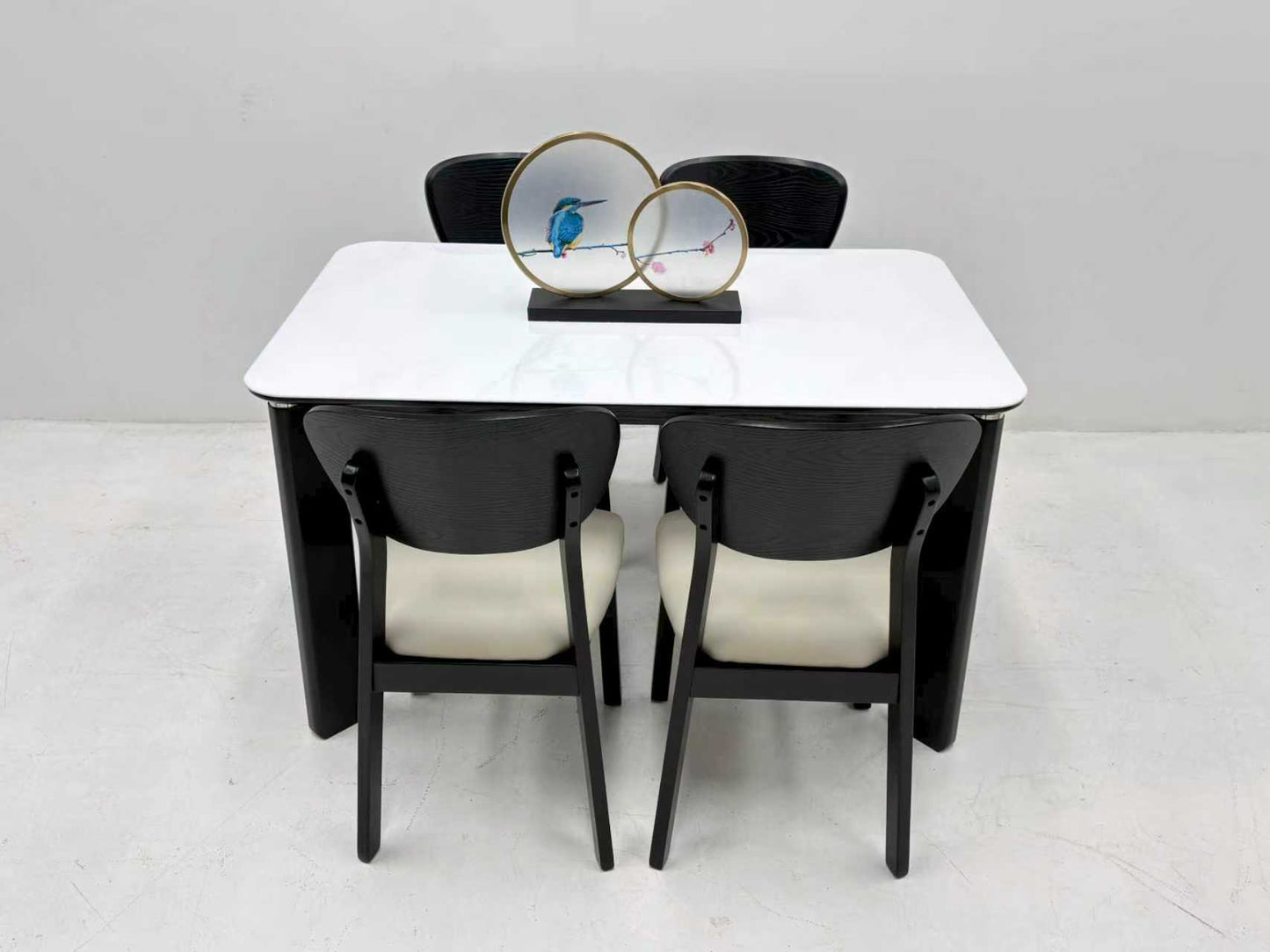 A11 OakStone Dining Set (1 Table + 4 Chairs)