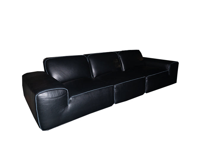 Premium Pure Leather Sofa – Milotti Grade | 1.4mm Thickness