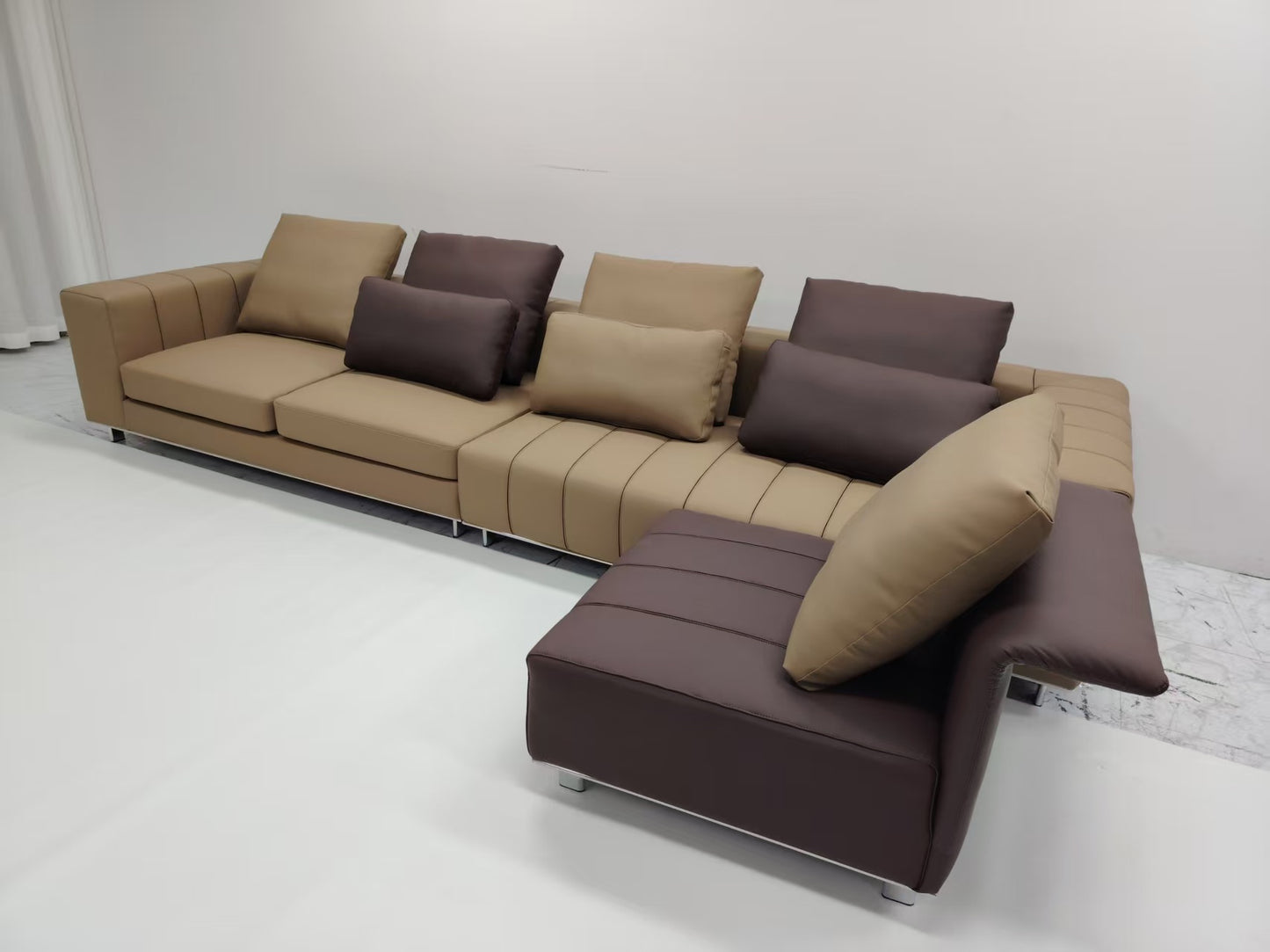 Premium Leather Sofa – Built for Comfort, Strength & Timeless Style