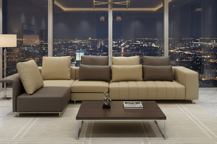 Premium Leather Sofa – Built for Comfort, Strength & Timeless Style