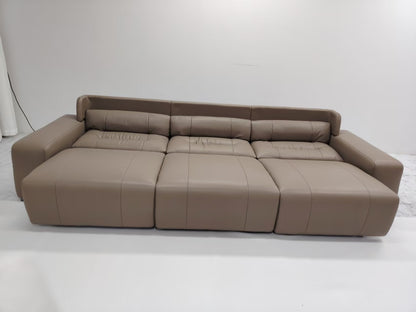 Premium Eco-Leather Smart Recliner Sofa Bed