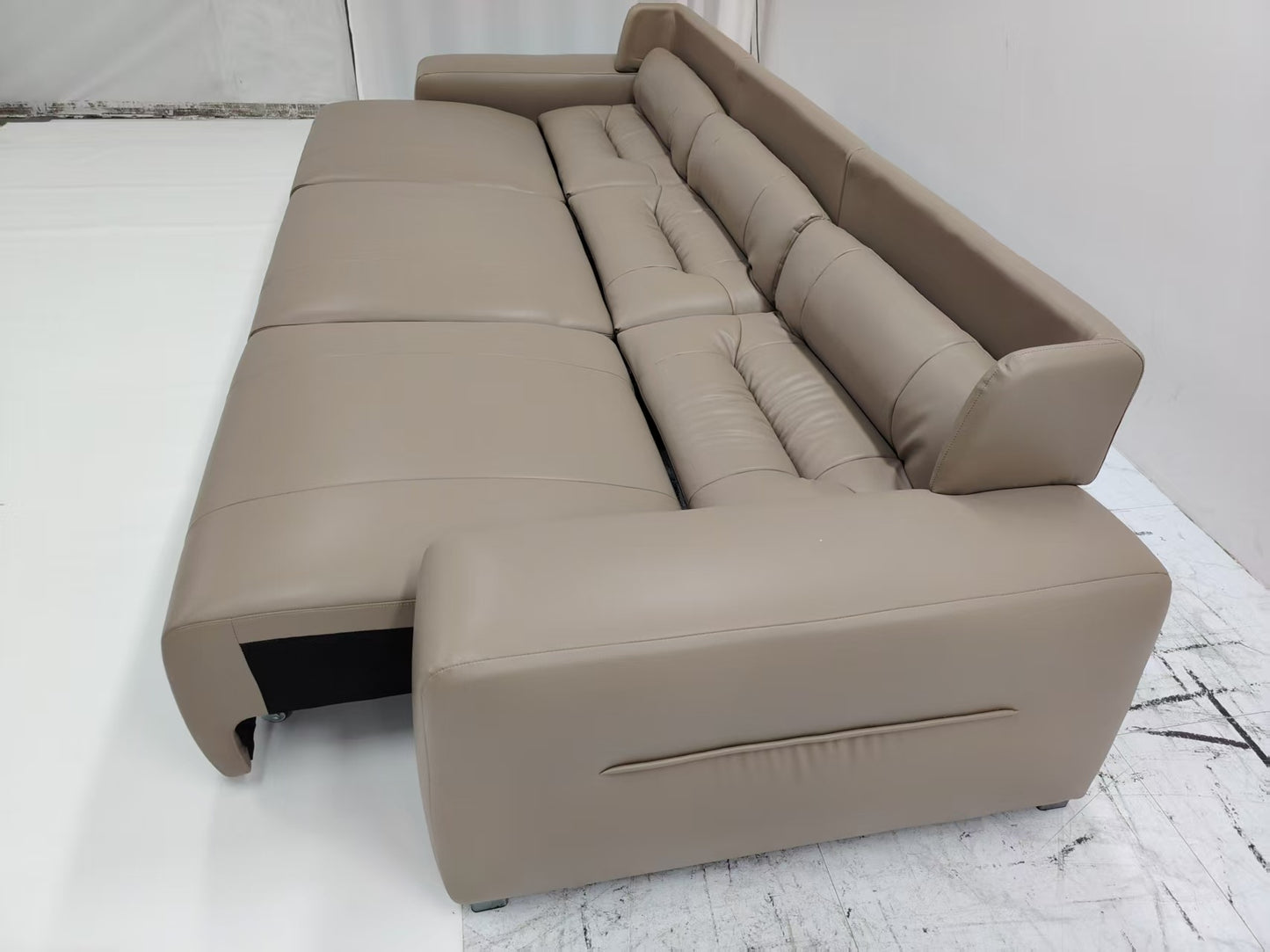 Premium Eco-Leather Smart Recliner Sofa Bed
