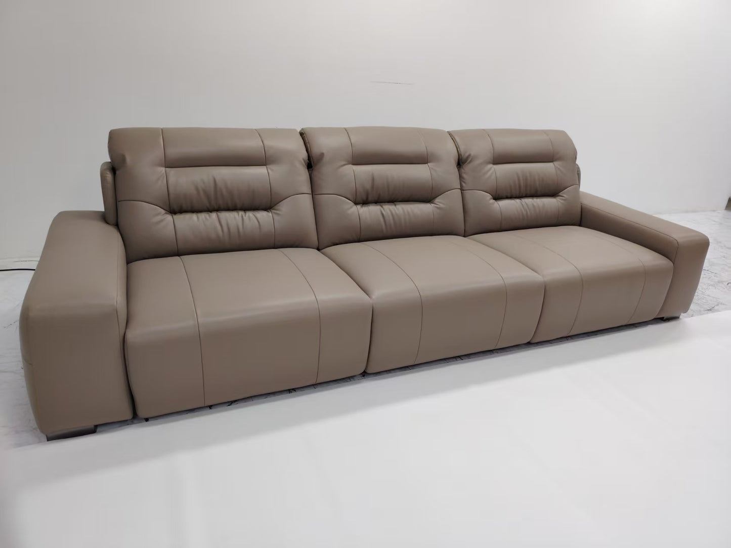 Premium Eco-Leather Smart Recliner Sofa Bed