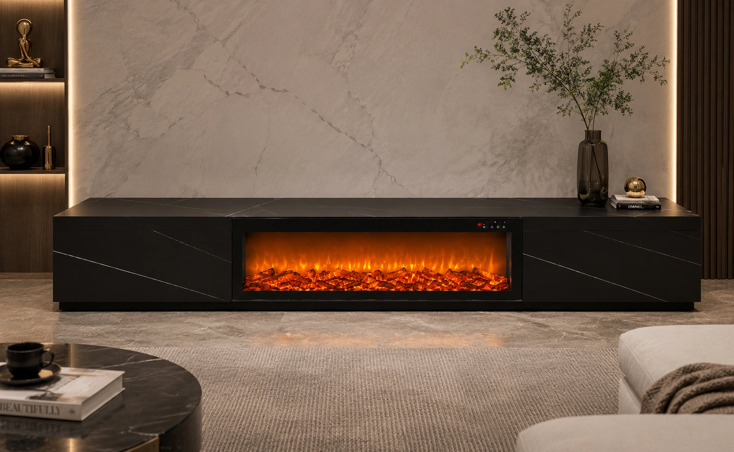 Velmora Luxe Fireplace TV Unit
