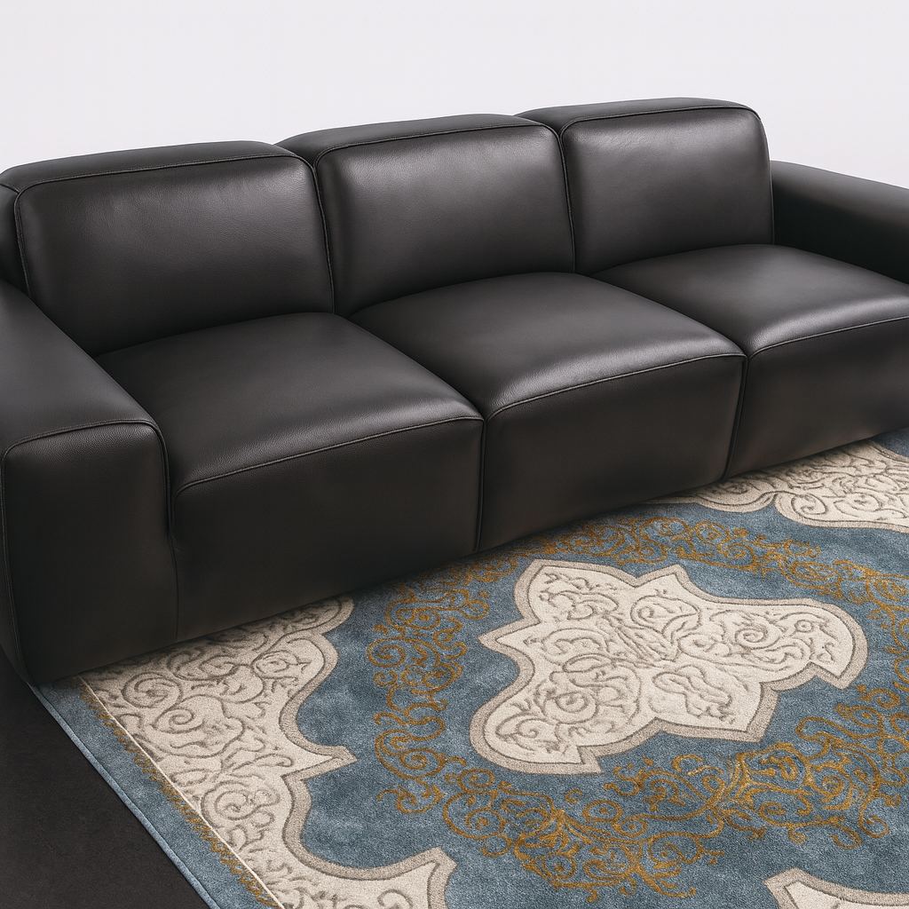 Premium Pure Leather Sofa – Milotti Grade | 1.4mm Thickness