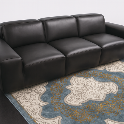 Premium Pure Leather Sofa – Milotti Grade | 1.4mm Thickness