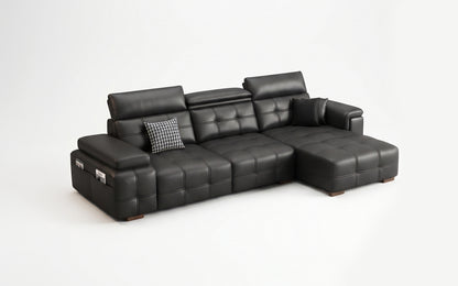 Nero Luxe Sofa Bed – 3.1m (Black)