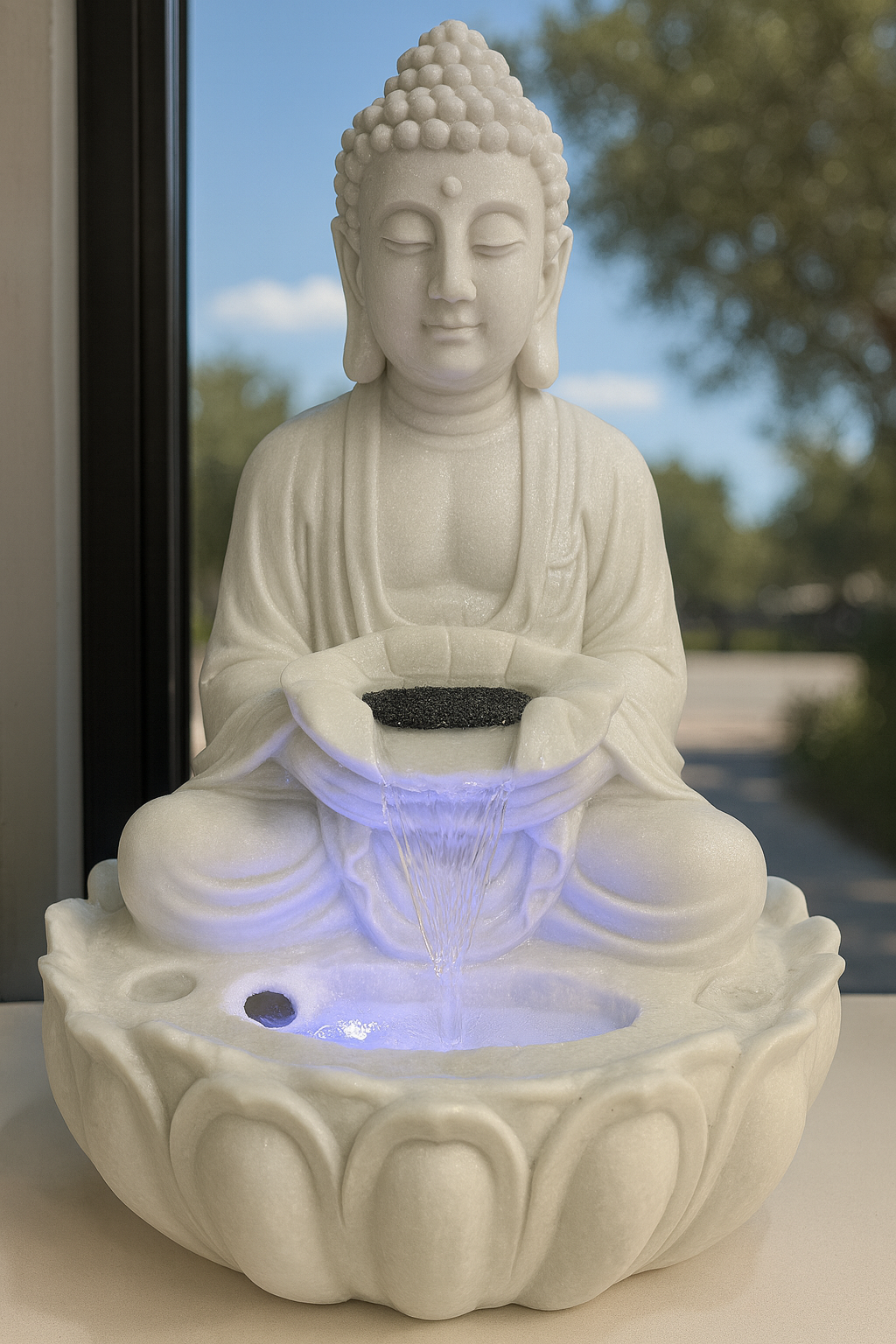 Buddha Fountain Statue