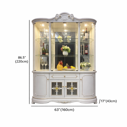 Royal Elegance Display & Bar Cabinet