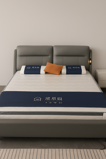 LumiRest Premium Leather Bed
