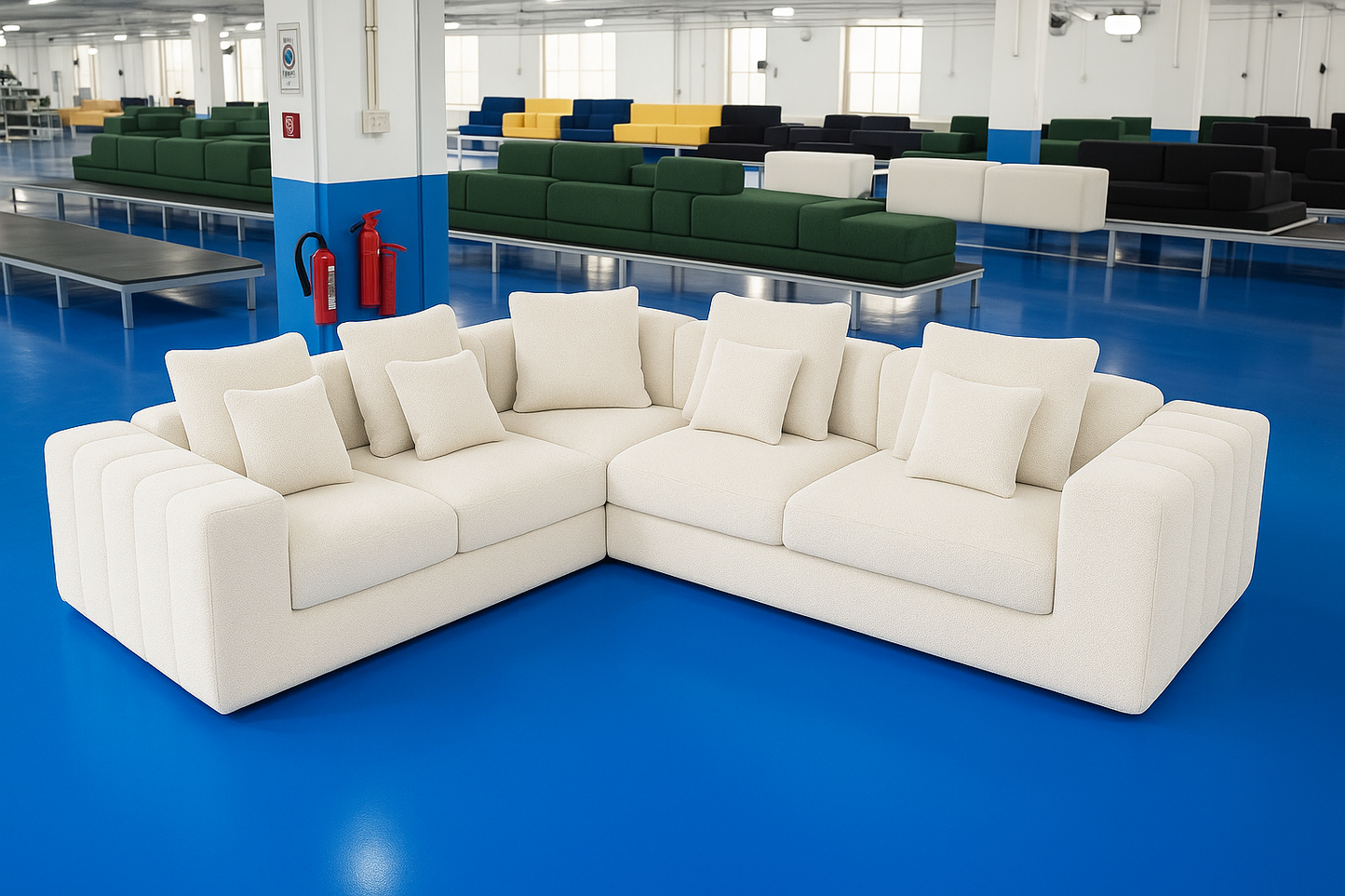 LuxeFlex L-Shape Sofa