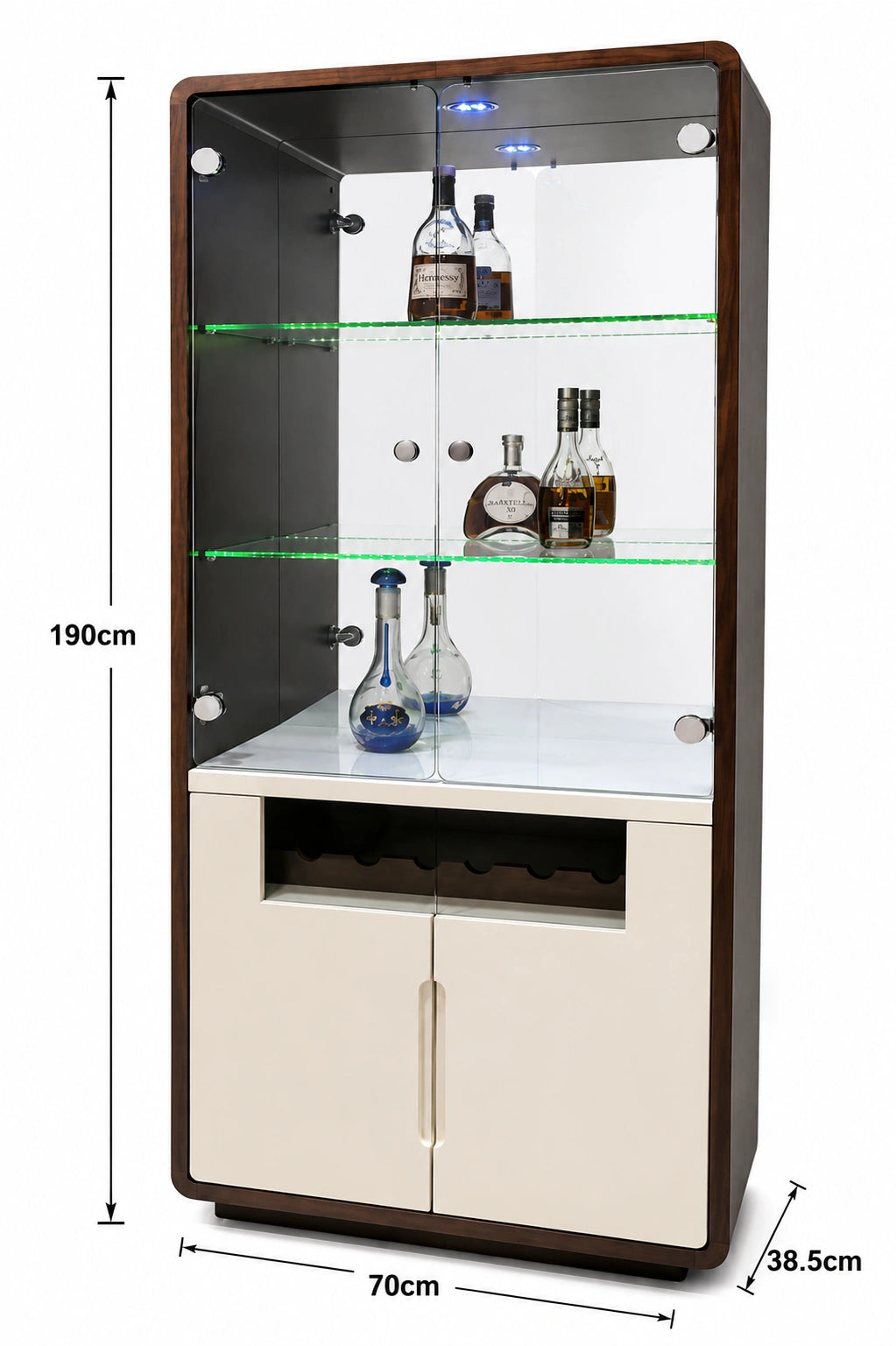Elovra Luxe Display Cabinet
