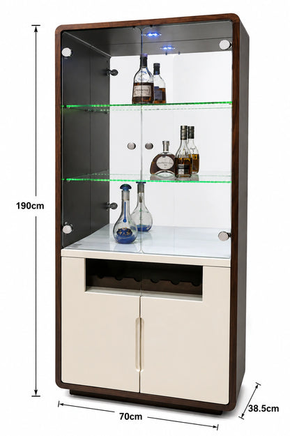Elovra Luxe Display Cabinet