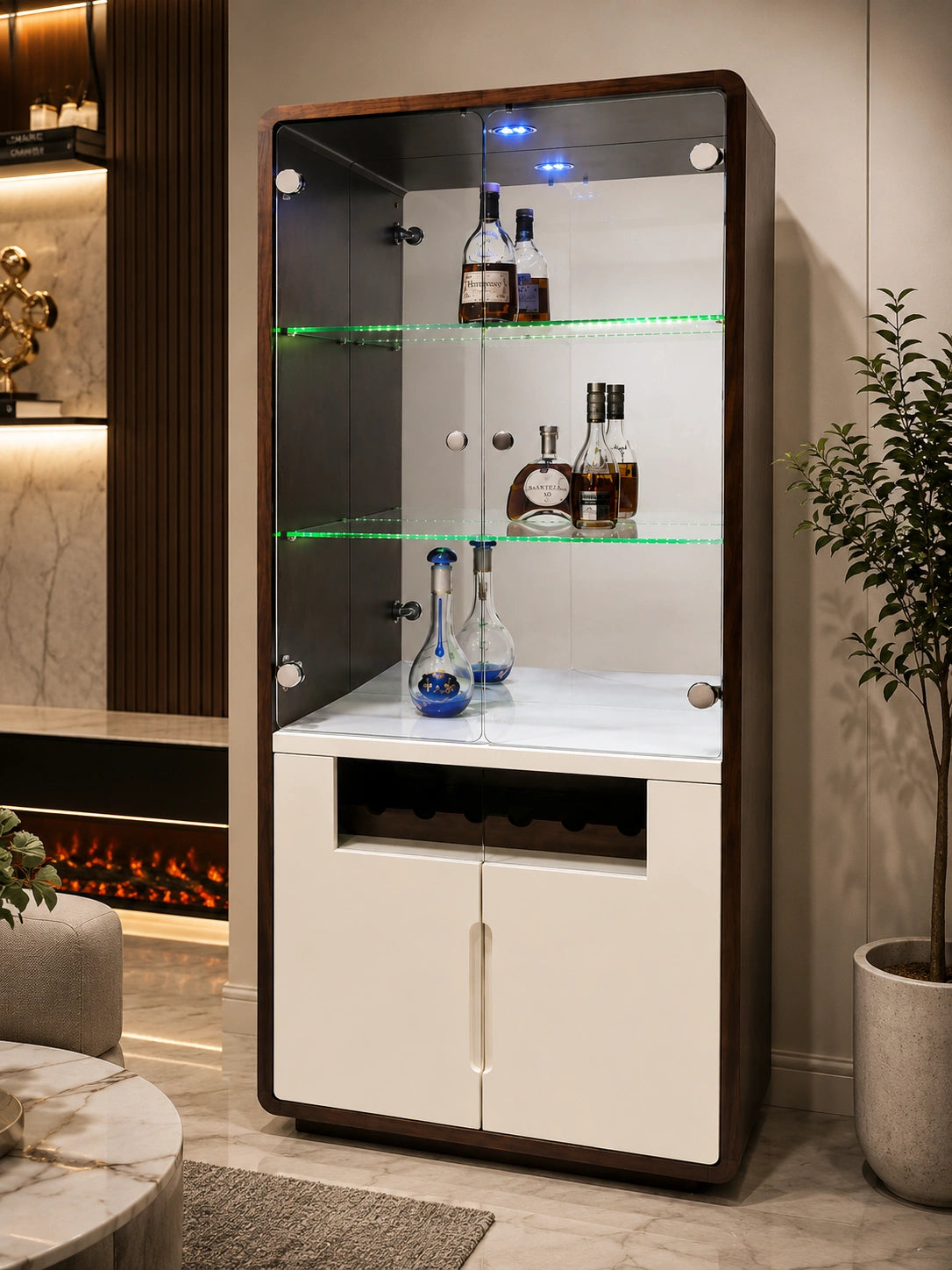 Elovra Luxe Display Cabinet