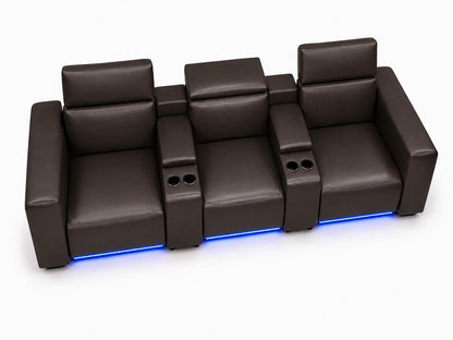 CineLux Elite 3-Seater Theater Recliner
