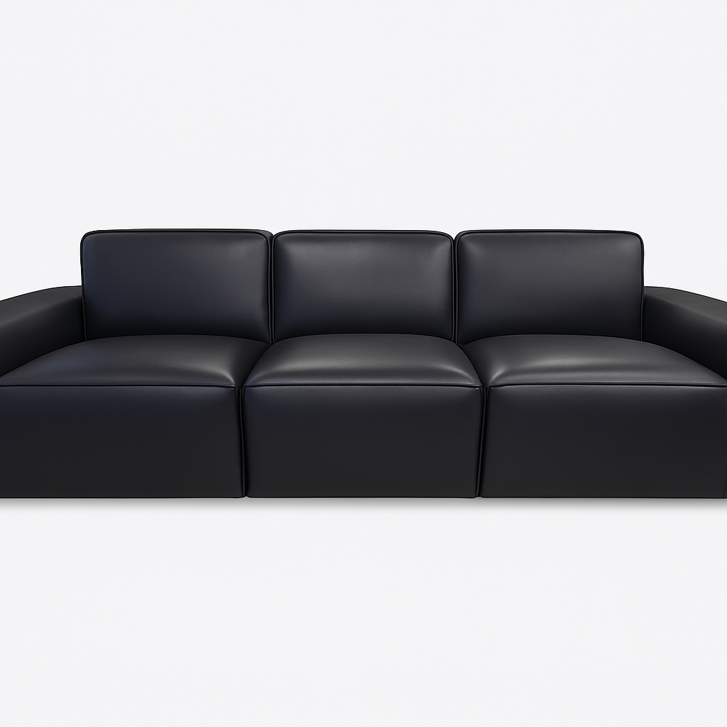 Premium Pure Leather Sofa – Milotti Grade | 1.4mm Thickness