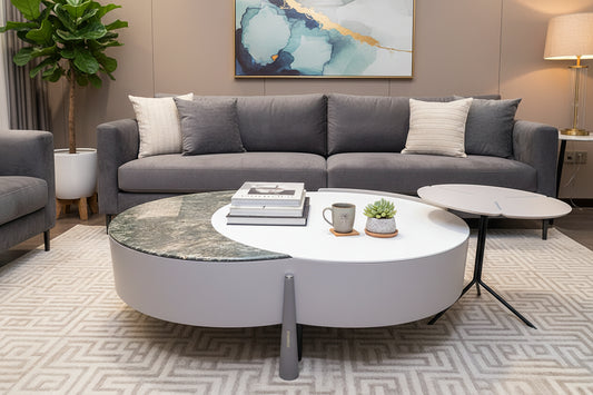 Eclipse Marble Coffee Table