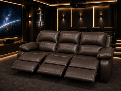 Vantor Luxe Power Recliner Sofa (Dark Chocolate)