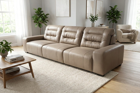 Premium Eco-Leather Smart Recliner Sofa Bed