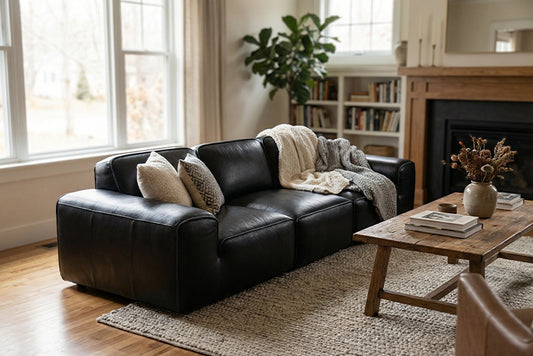 Premium Full Top-Layer Leather Sofa – 2.0mm Thick | Luxury Series