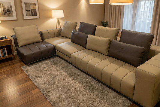 Premium Leather Sofa – Built for Comfort, Strength & Timeless Style
