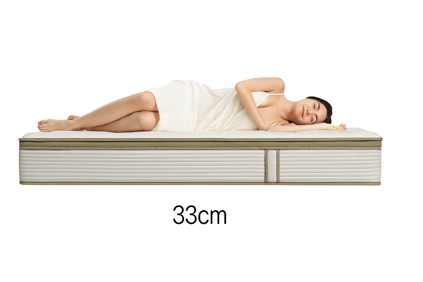 Premium Hybrid Mattress | Medium Soft Comfort, Natural Latex & 5D Breathable Support