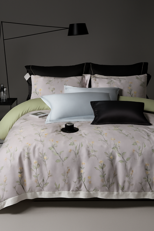 Apple Blossom Pure Cotton Bedding Set
