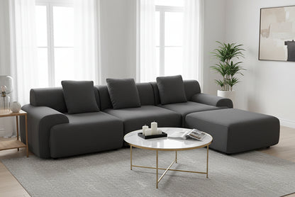Shangrila Modular Compressed Sofa – Premium Textured Edition