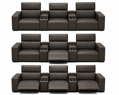 CineLux Elite 3-Seater Theater Recliner