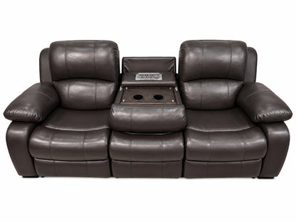 Vantor Luxe Power Recliner Sofa (Dark Chocolate)