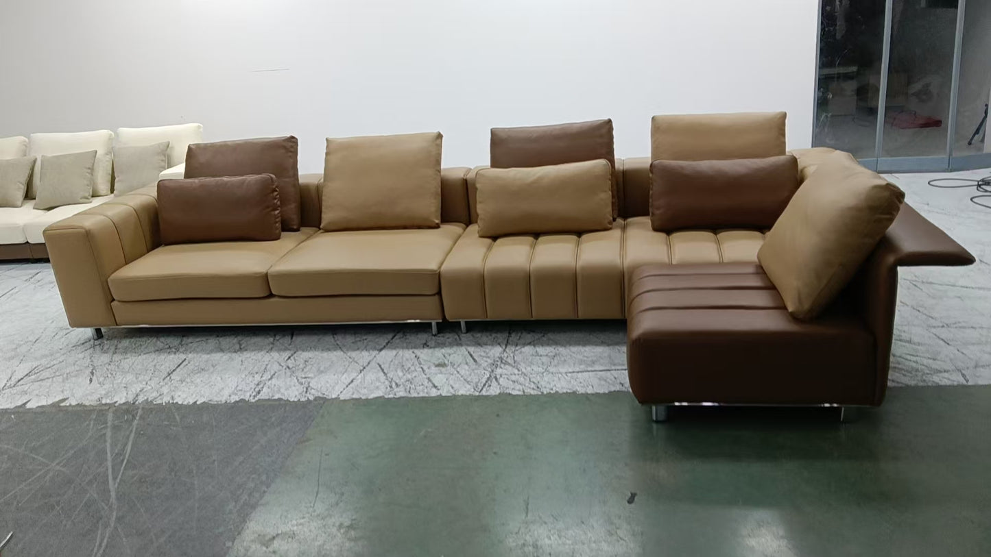 Premium Leather Sofa – Built for Comfort, Strength & Timeless Style