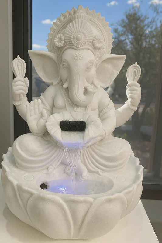Ganesh fountain statue for peace and prosperity – Shangrila Decors Australia