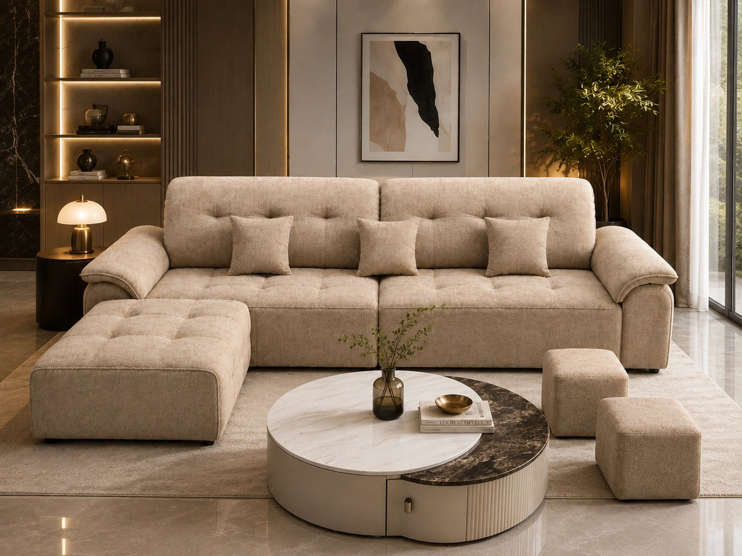 Verano Luxe Modular Sofa with Chaise