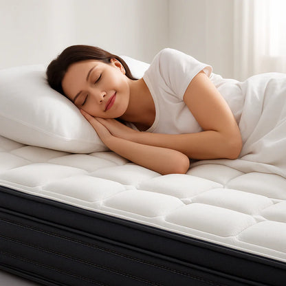 Modern bedroom interior featuring Super Star Comfort Mattress