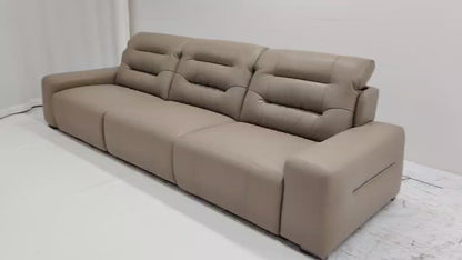 Premium Eco-Leather Smart Recliner Sofa Bed