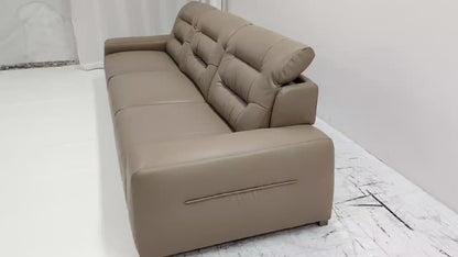 Premium Eco-Leather Smart Recliner Sofa Bed