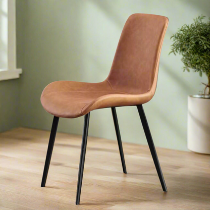 UrbanEase PU Leather Dining Chair